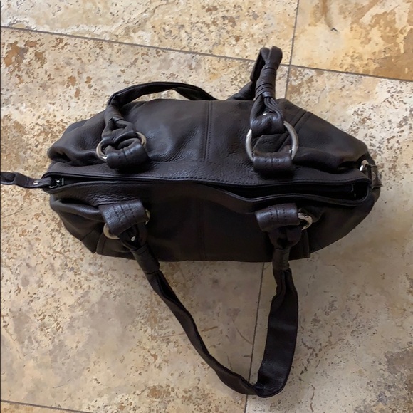 Brown over the shoulder Tignanello leather purse - Picture 2 of 3